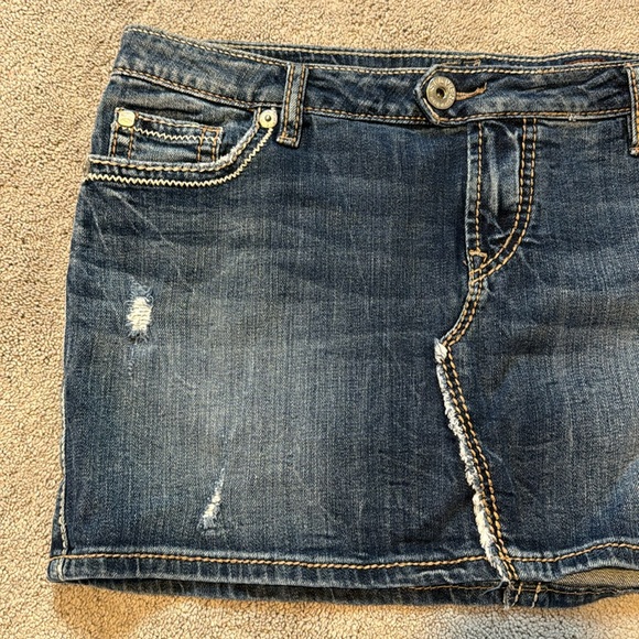 Silver Ravi Denim Skirt - W31 - Picture 2 of 4